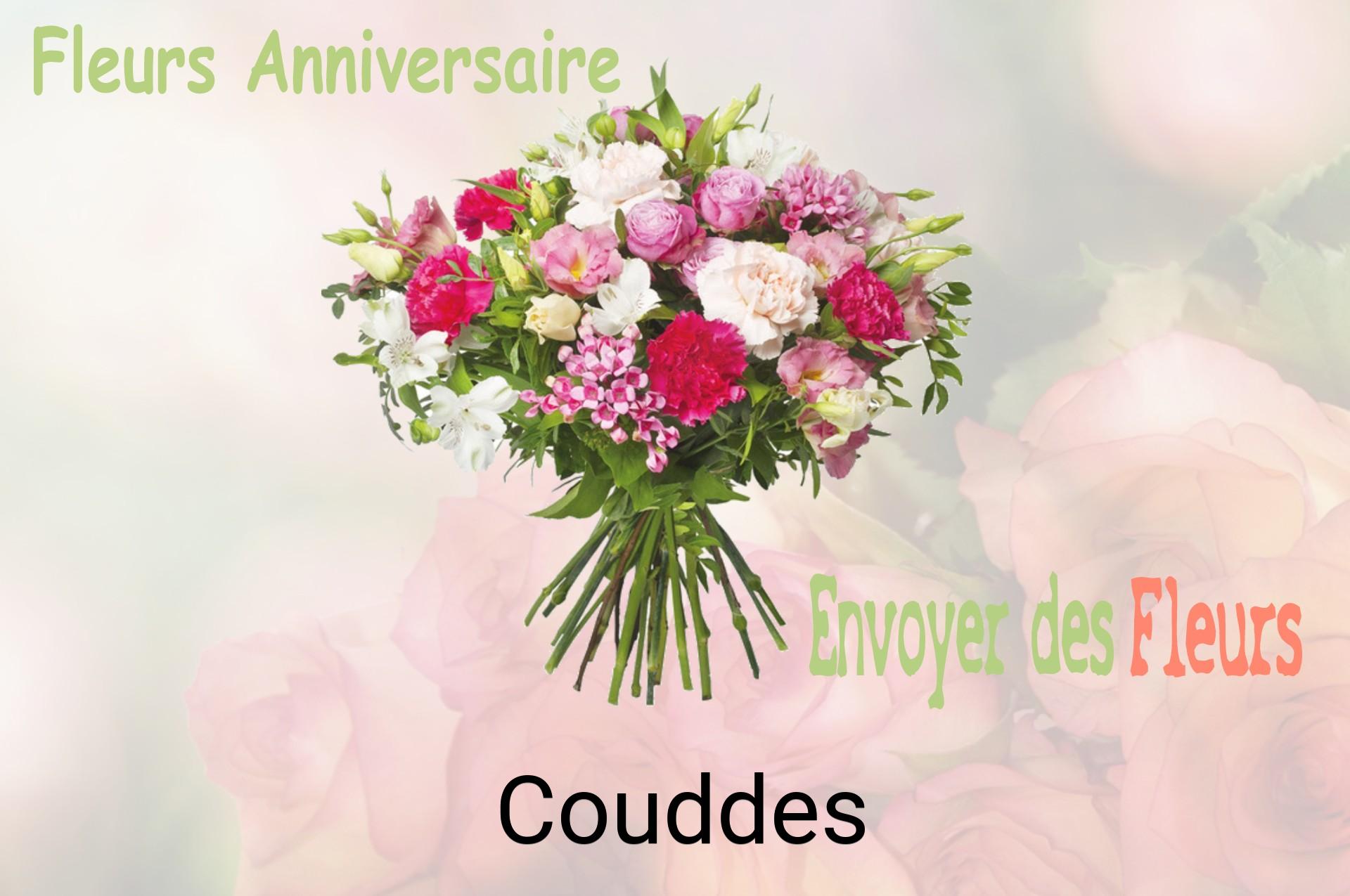 Bouquet de fleurs d’anniversaire livré à Couddes